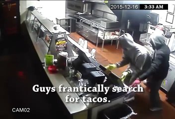 Un restaurant de Tacos utilise une vidéo de surveillance pour en faire une pub
