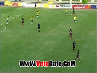 "عمرو بركات"يتقدم بالهدف الثالث لمصر المقاصه فى الاسماعيلى