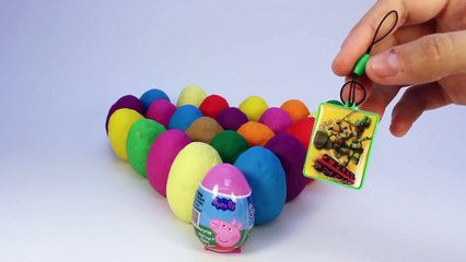 Play Doh Eggs Peppa Pig Surprise Egg Angry Birds Mickey Mouse Thomas & Friends Cars 2 Surp