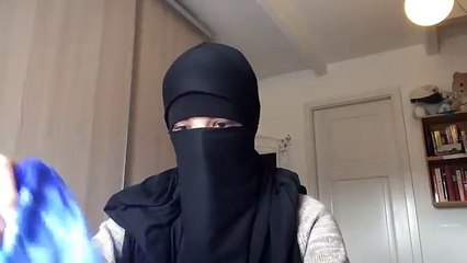 Niqab tutorial with eyebrows covered