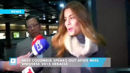 Miss Colombia Speaks Out After Miss Universe 2015 Debacle