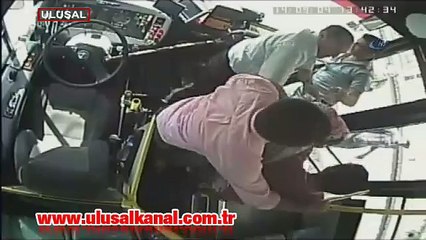 Akbil tartışması otobüsü böyle karıştırdı! Olay karakolda bitti
