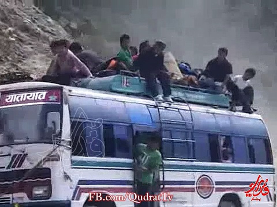 Nepali bus in troubles -