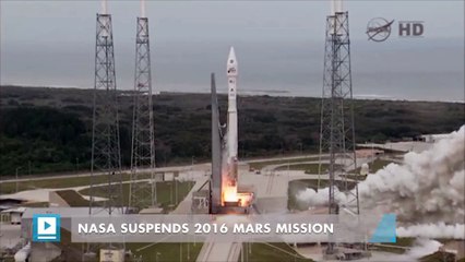 NASA suspends 2016 Mars mission