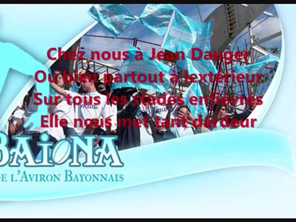 Paroles De Chœurs De L'aviron Aviron Bayonnais