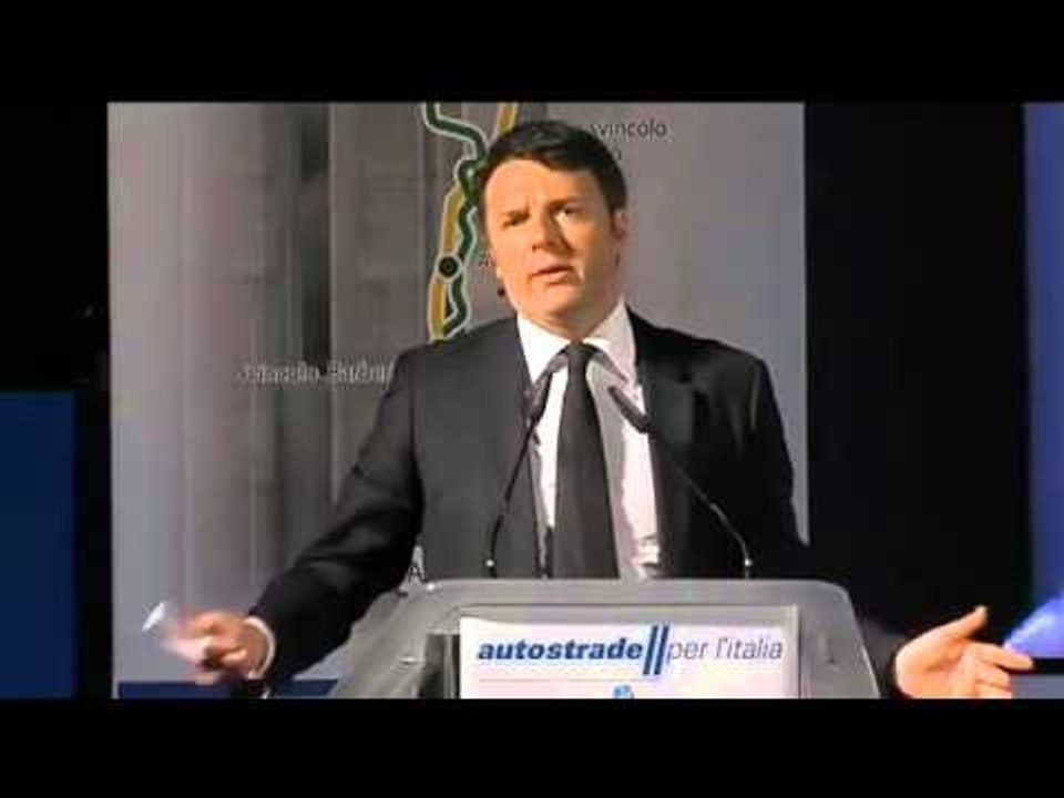 Renzi all’inaugurazione della Variante di Valico della A1 (23.12.15)