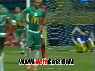 "احمد جعفر"يتقدم بالهدف الاول بتروجيت فى مرمى الاتحاد