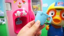 뽀로로와 콩순이 냉장고 빵집 후라팬 장난감 놀이 ♥ 토이패밀리 장난감 애니메이션 어린이 만화 영화