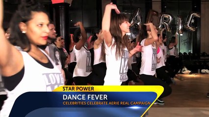 Jamie Chung & Derek Hough Celebrate aeries #aerieREAL Anniversary