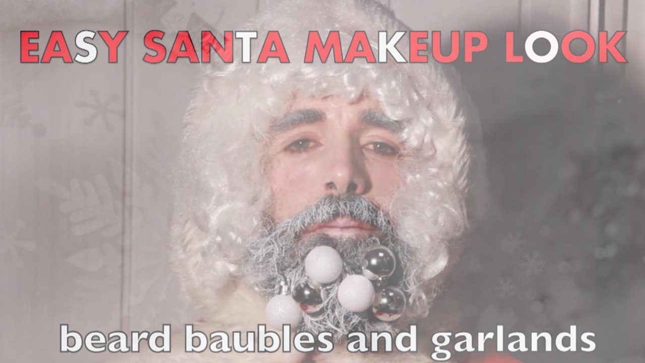 SANTA MAKEUP LOOK