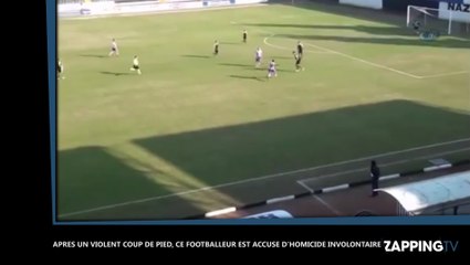 Après un violent coup mal placé, ce footballeur est accusé d'homicide involontaire (Vidéo)