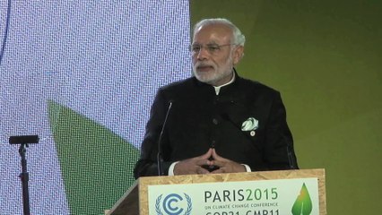 Lancement de l'Alliance solaire internationale le 30 novembre 2015 à la COP 21