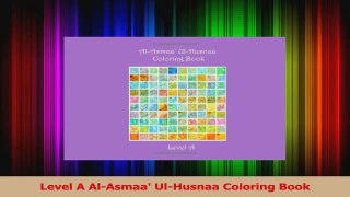 PDF Download  Level A AlAsmaa UlHusnaa Coloring Book PDF Online