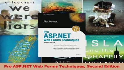 Pro ASPNET Web Forms Techniques Second Edition Read Online