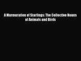 A Murmuration of Starlings: The Collective Nouns of Animals and Birds [Download] Full Ebook