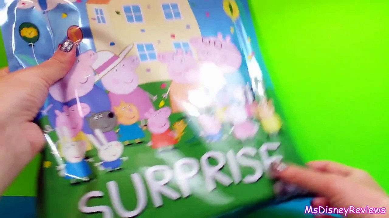 stamp DIY How to Make Play Doh Peppa Pig Unwrapping Surprise bag MsDisneyReviews Play-doh