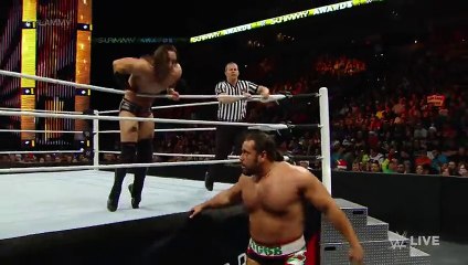 WWE Neville vs. Rusev- Raw, December 21, 2015 - HD [720p]