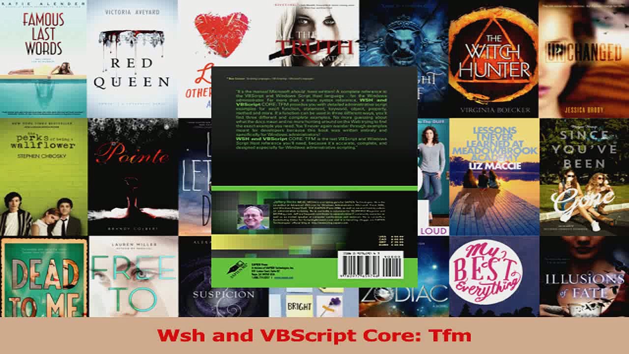 Wsh and VBScript Core Tfm PDF