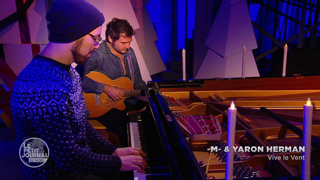 -M- et Yaron Herman - Vive le vent - Le Petit Journal de Noël du 24/12/2015 - CANAL+