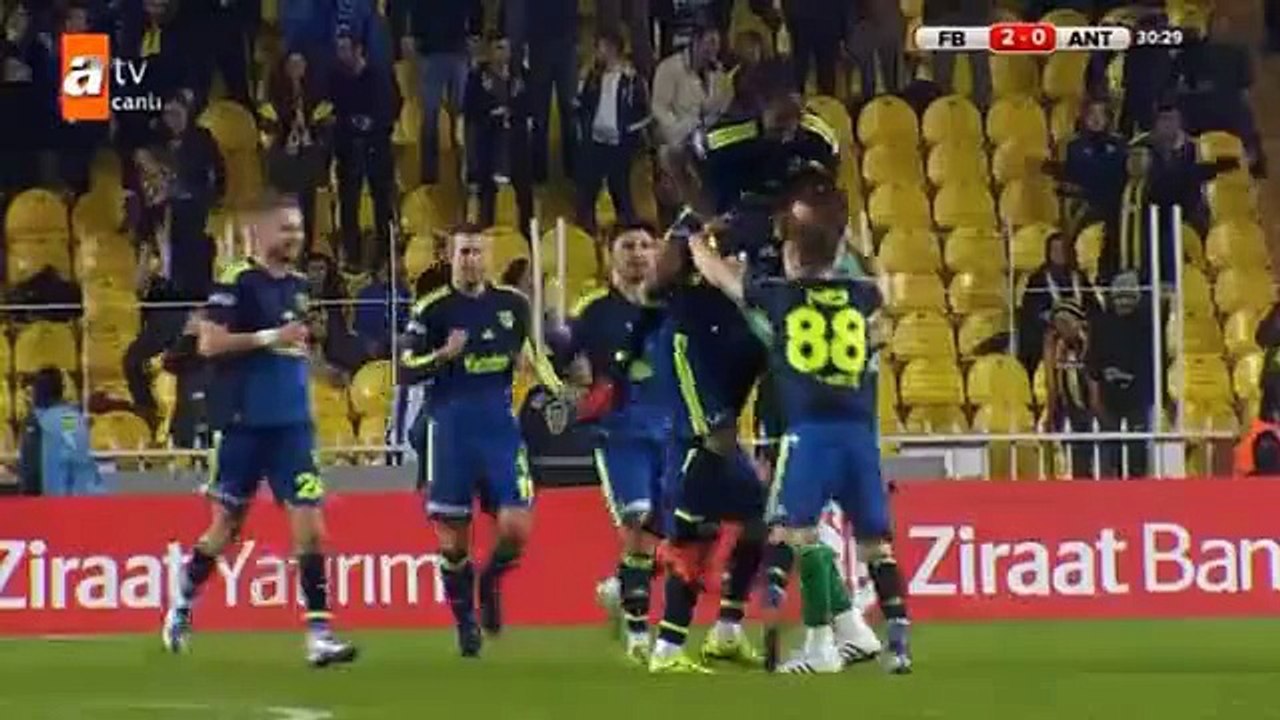 GOOOOOOOOAL Sener Ozbayrakli  - Fenerbahçe 2- 0 Antalyaspor 23.12.2015 HD
