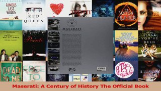 PDF Download  Maserati A Century of History The Official Book PDF Online