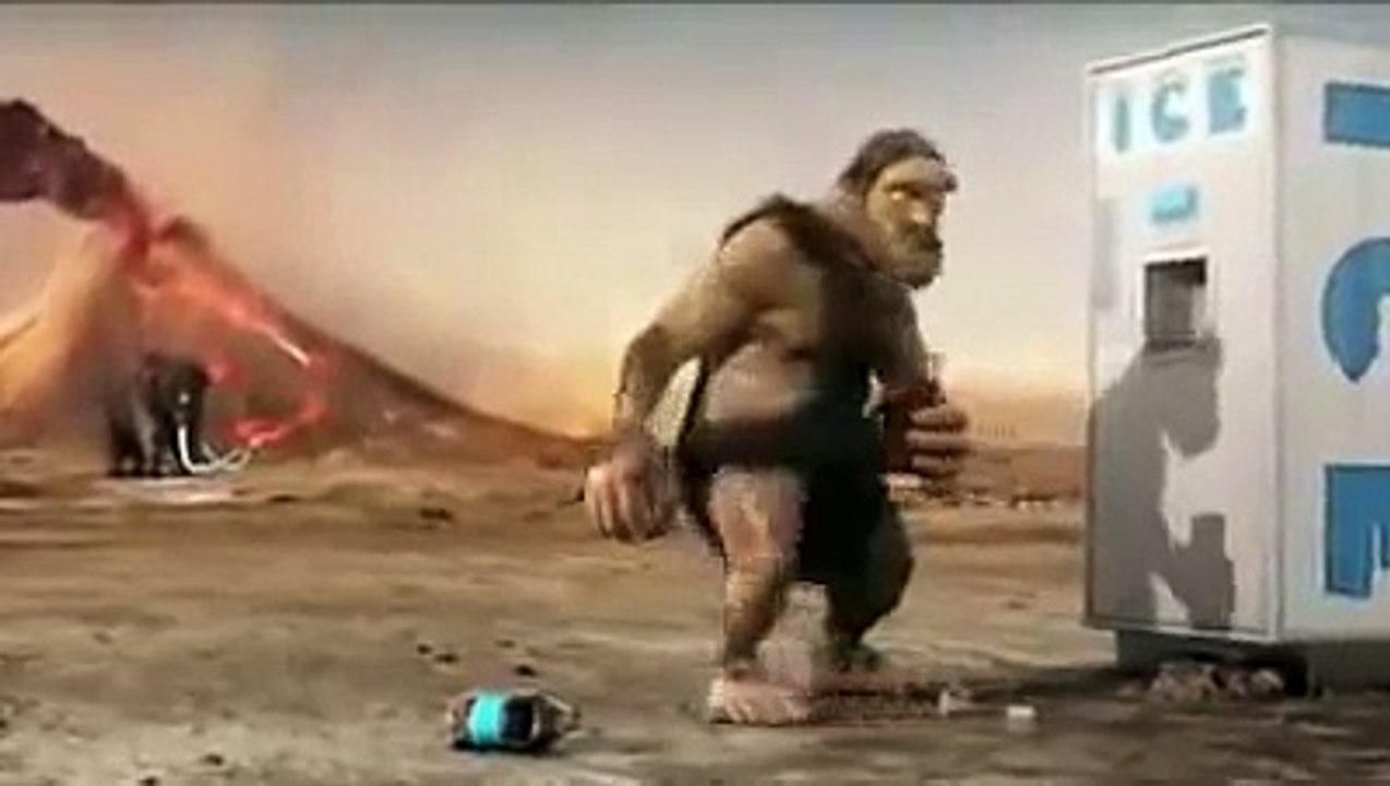 Очень смешной мультфильм про первобытных людей Very funny cartoon about primitive people