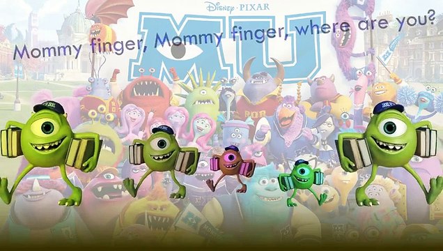 Monsters University Finger Family Song Daddy Finger Nursery Rhymes Dean Mike Squishy Full