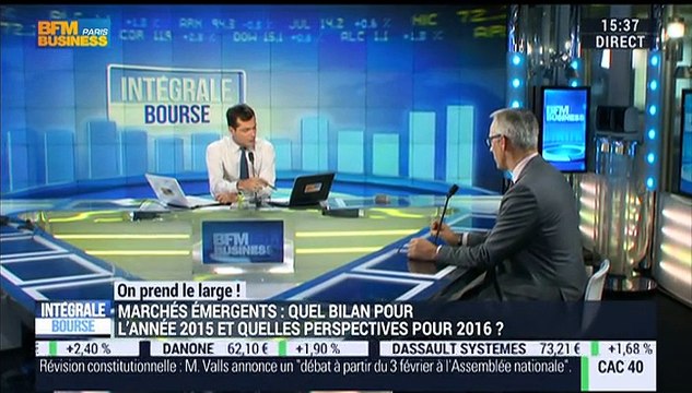 On prend le large: 2015 a été compliquée pour les indices émergents , Bruno Vanier - 23/12