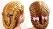 Fishtail braid hairstyle tutorial. Braided hairstyles for long hair