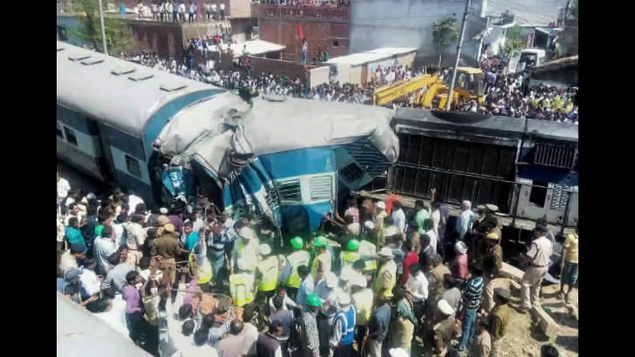 Palwal Accident de Train : lUEM entre en collision avec Dadar Express, 100 blessés