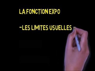 النهايات الشهيرة للدالة الأسية - رياضيات