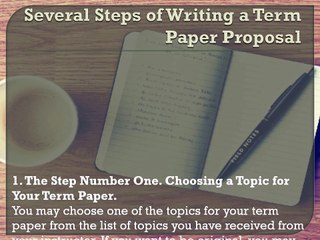 Term Paper Proposal