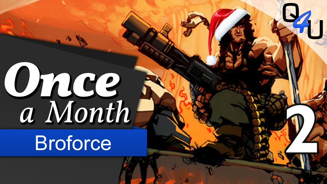 Broforce - Once a Month Dezember 2015 (2/3) | QSO4YOU Gaming