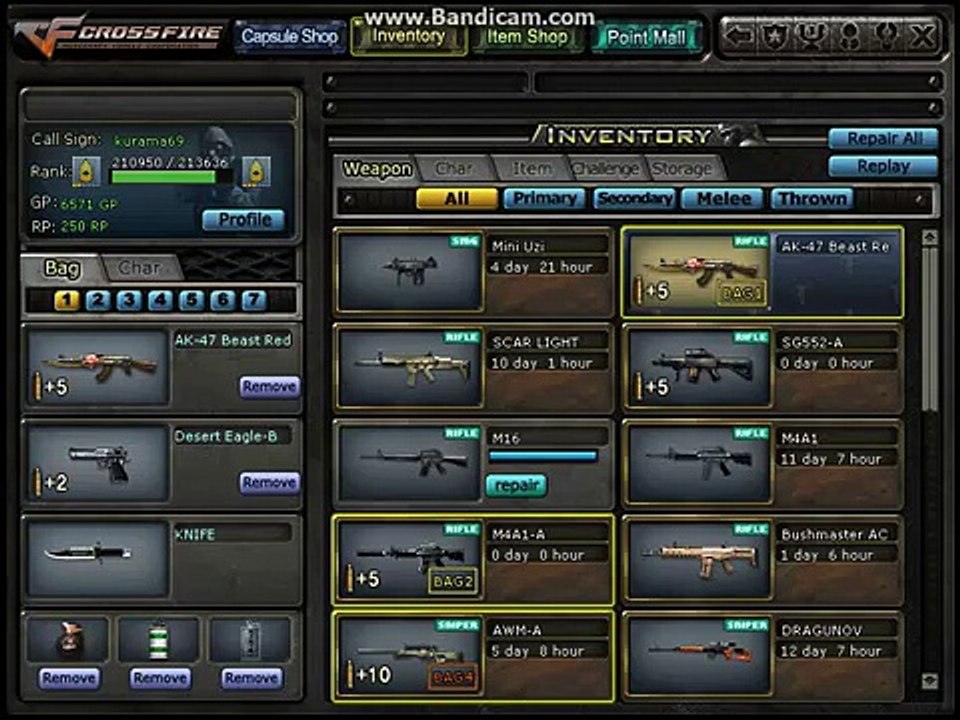 CROSSFIRE EUROPE ACC FOR SELL