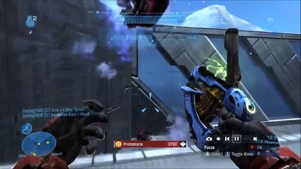 Halo Reach Wraith Goes Crazy And Flies Away!