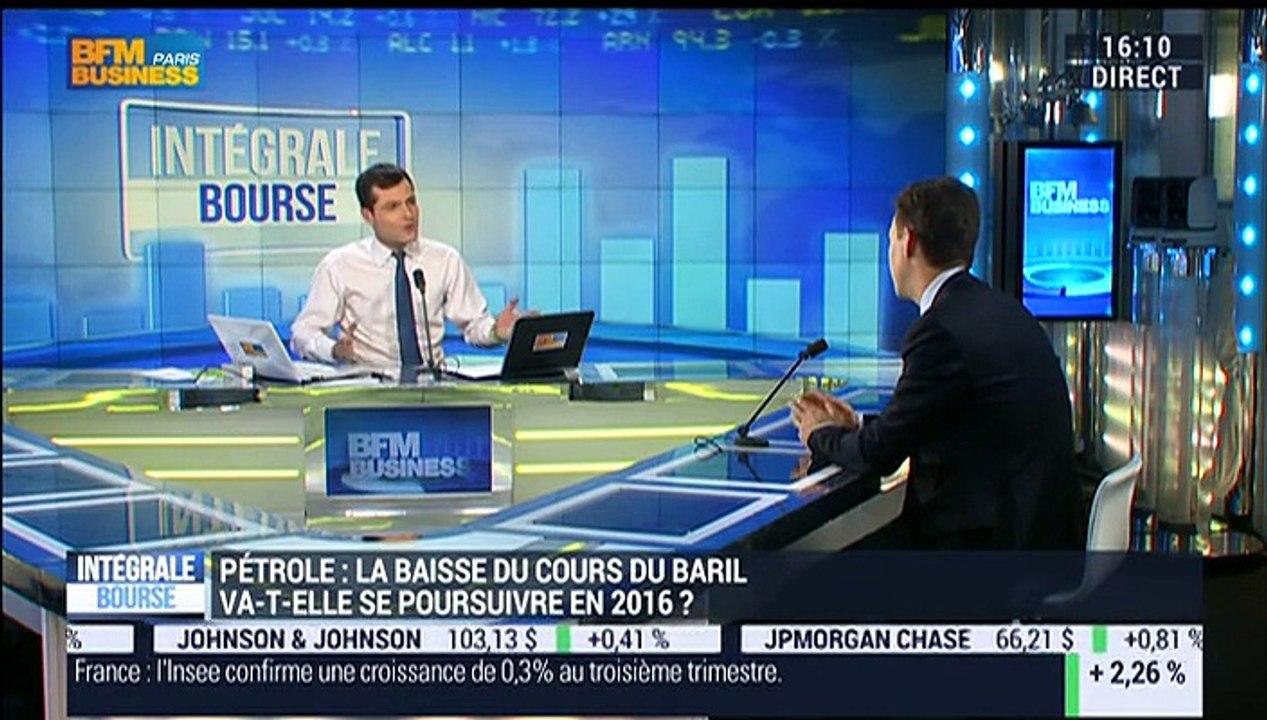L'actu macro-éco: La baisse du cours du baril de pétrole va-t-elle se poursuivre en 2016 ? - 23/12