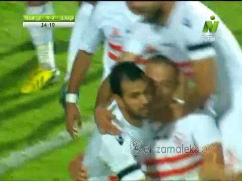 هدف الزمالك الثانى| احمد حسن مكى| الزمالك 2-0 غزل المحلة | الدورى المصرى الممتاز 2015/2016| الاسبوع العاشر