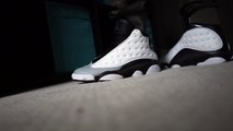 Air Jordan 13 Baron/Hologram on Feet