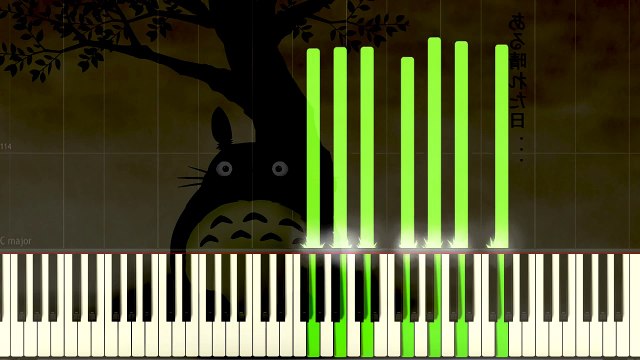 My Neighbor Totoro - Path of The Wind | Synthesia w/MIDI