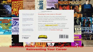 PDF Download  Business Model You A OnePage Method For Reinventing Your Career Read Online