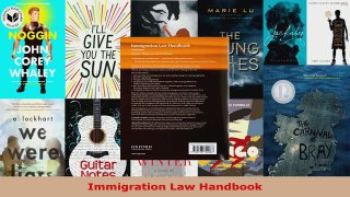 PDF Download  Immigration Law Handbook Download Full Ebook