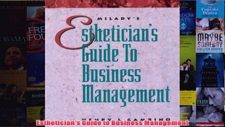 Estheticians Guide to Business Management