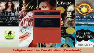 PDF Download  Religion and the Constitution Casebook PDF Online