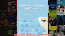 Formulary of Perfumes and Cosmetics