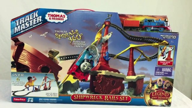 Thomas and Friends Trackmaster Thomas Shipwreck rails set unboxing playtime Legend of the