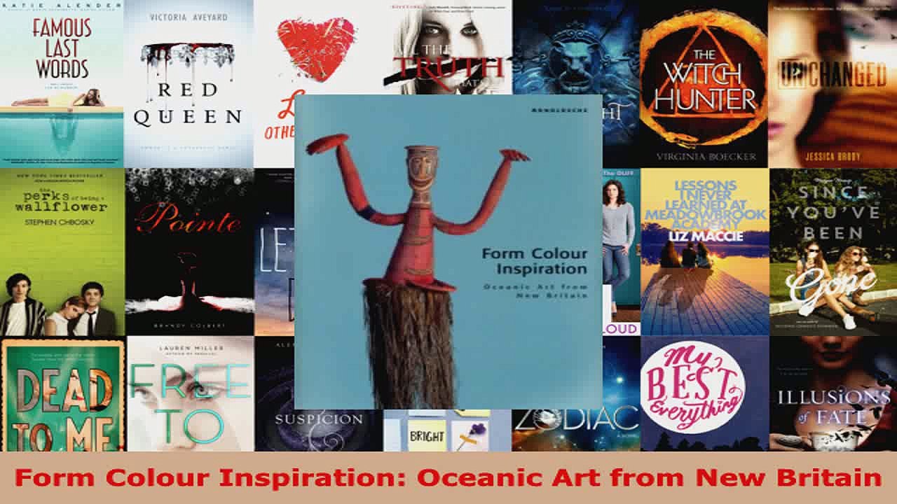 Read  Form Colour Inspiration Oceanic Art from New Britain Ebook Free