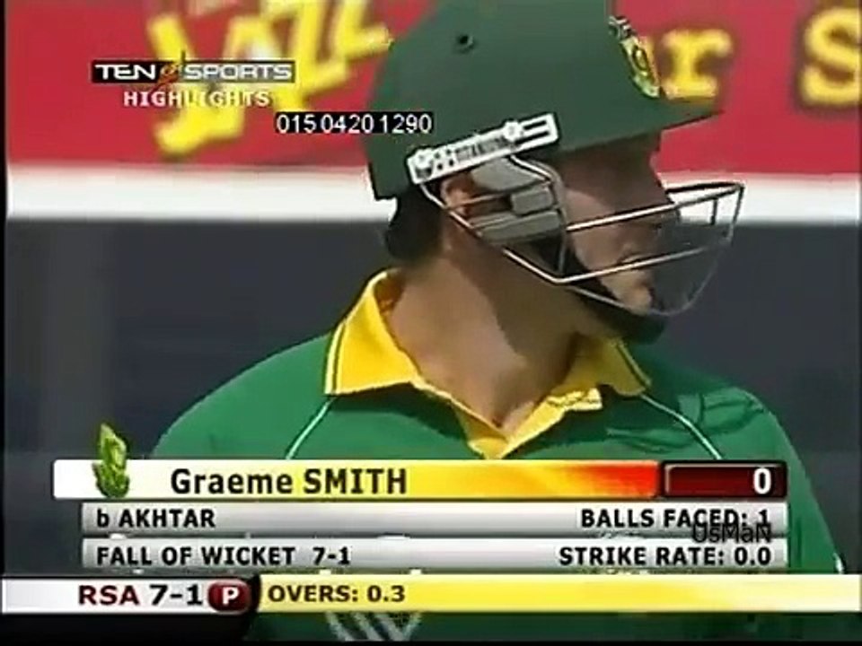 Shoaib Akhtar 4 for  vs SA 2007