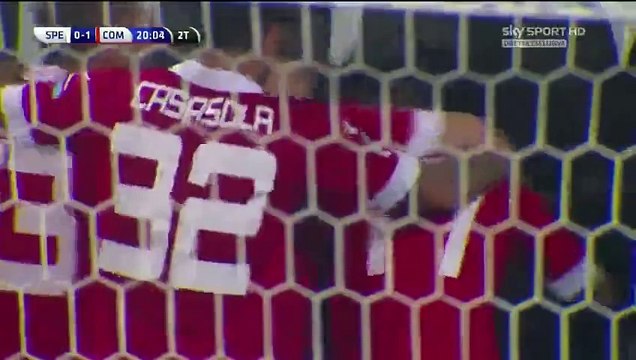 Spezia 0-1 Como - Daniel Bessa Goal Italy Serie B - 23.12.2015