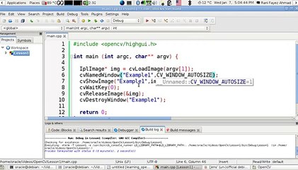 OpenCV Using C++ Lesson 3  Displaying A Picture (Arabic Version)
