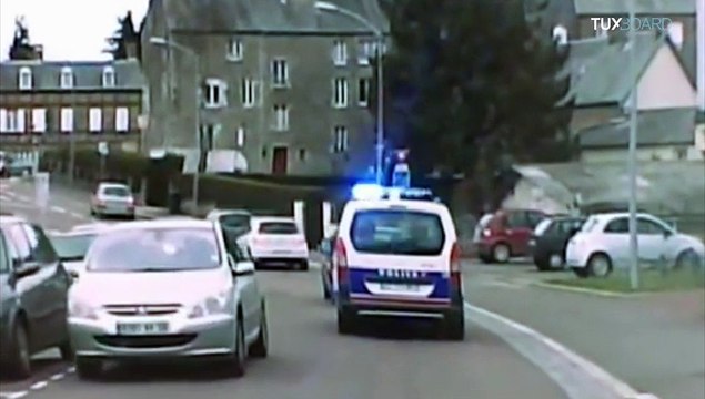 Folle course-poursuite à Coutances (Basse-Normandie)